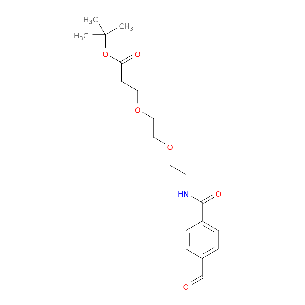 tert-Butyl 3-(2-(2-(4-formylbenzamido)ethoxy)ethoxy)propanoate
