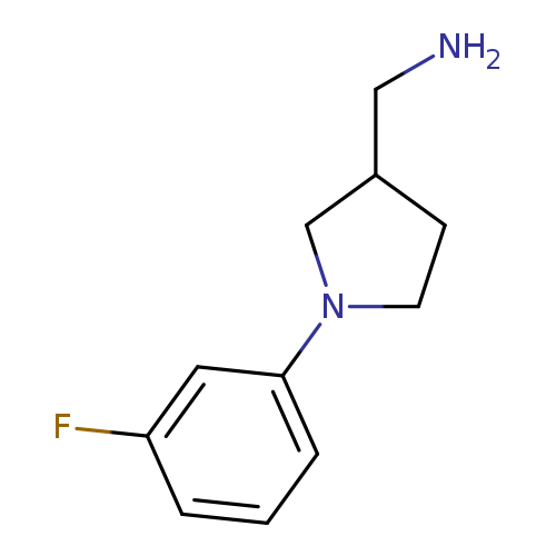 [1-(3-fluorophenyl)pyrrolidin-3-yl]methanamine