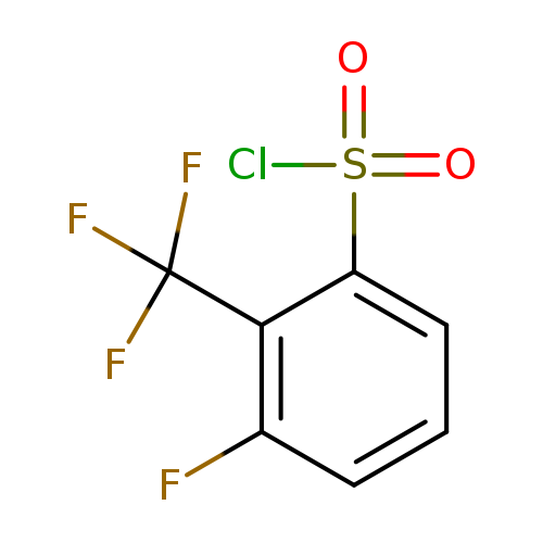 3-FLUORO-2-(TRIFLUOROMETHYL)BENZENE-1-SULFONYL CHLORIDE