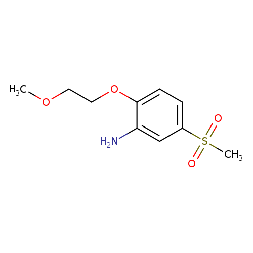 5-methanesulfonyl-2-(2-methoxyethoxy)aniline