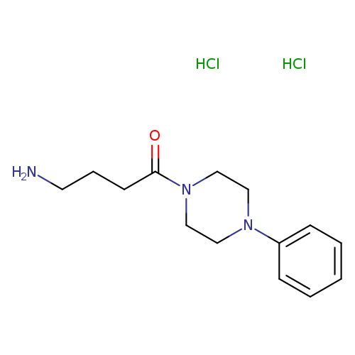 4-amino-1-(4-phenylpiperazin-1-yl)butan-1-one dihydrochloride