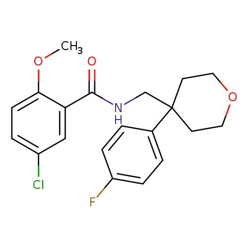 5-chloro-N-{[4-(4-fluorophenyl)oxan-4-yl]methyl}-2-methoxybenzamide