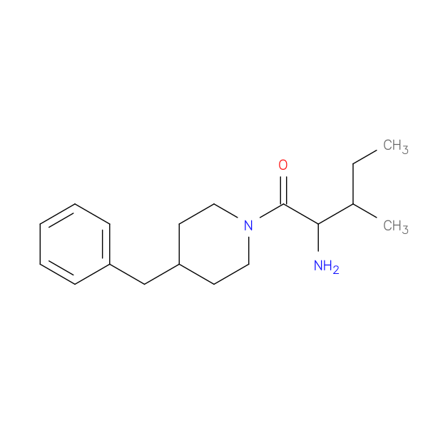 2-amino-1-(4-benzylpiperidin-1-yl)-3-methylpentan-1-one