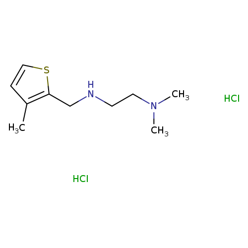 N,N-dimethyl-N'-[(3-methyl-2-thienyl)methyl]-1,2-ethanediamine dihydrochloride
