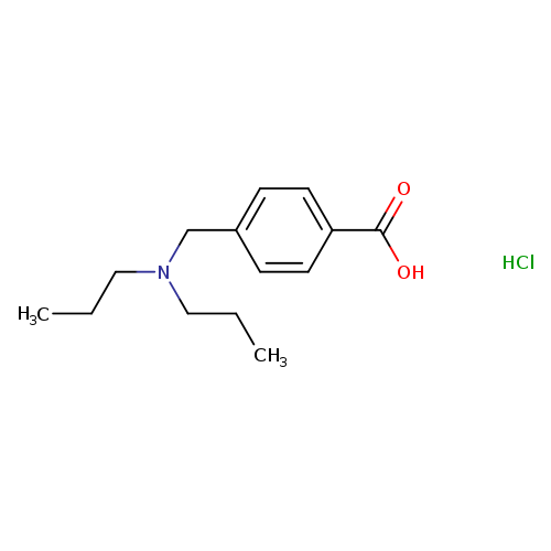 4-[(Dipropylamino)methyl]benzoic acid hydrochloride