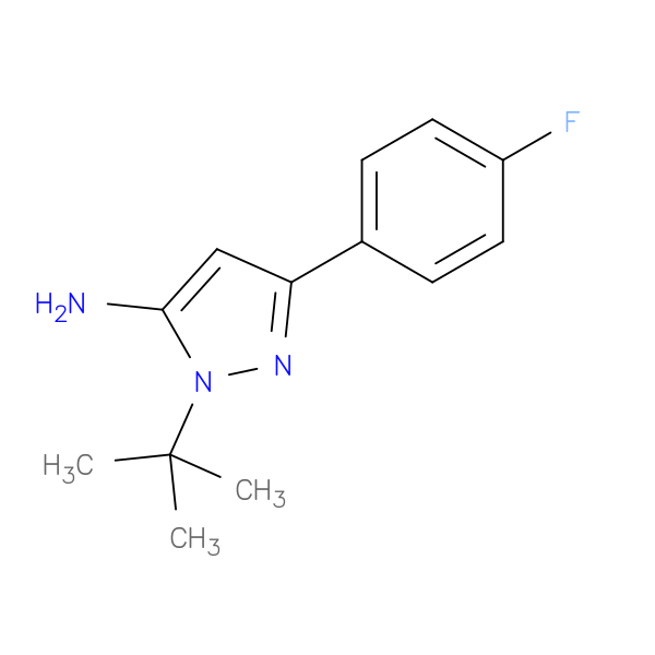 1-tert-butyl-3-(4-fluorophenyl)-1H-pyrazol-5-amine