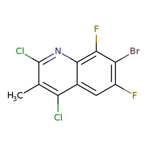 7-bromo-2,4-dichloro-6,8-difluoro-3-methylquinoline