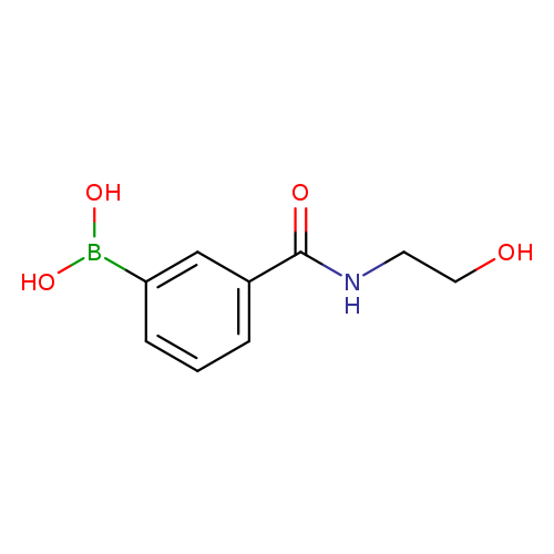 3-(2-Hydroxyethylcarbamoyl)phenylboronic acid