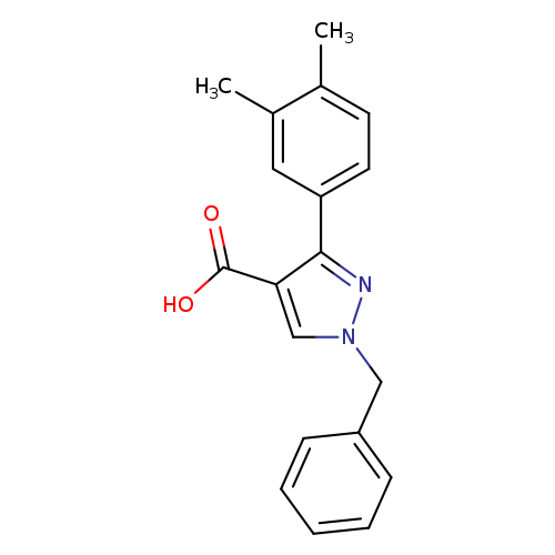 1-Benzyl-3-(3,4-dimethylphenyl)-1h-pyrazole-4-carboxylic acid