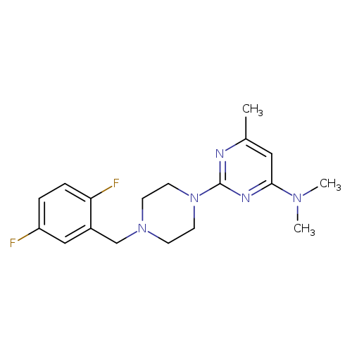 2-{4-[(2,5-difluorophenyl)methyl]piperazin-1-yl}-N,N,6-trimethylpyrimidin-4-amine