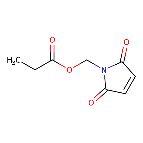1h-pyrrole-2,5-dione, 1-[(1-oxopropoxy)methyl]-