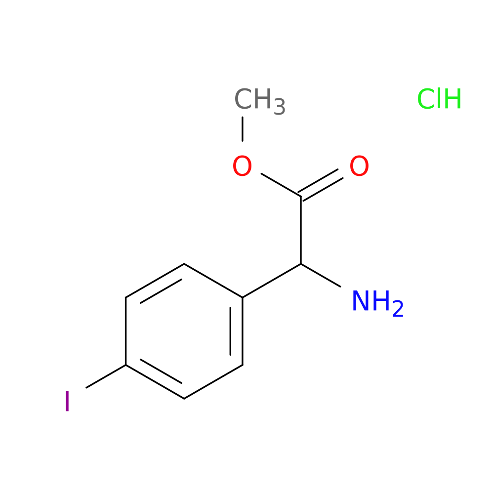 methyl 2-amino-2-(4-iodophenyl)acetate hydrochloride