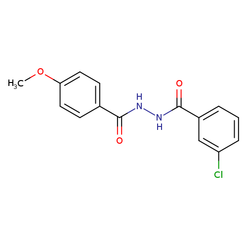 3-chloro-N'-(4-methoxybenzoyl)benzohydrazide