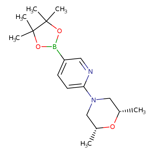 (2R,6S)-2,6-dimethyl-4-[5-(4,4,5,5-tetramethyl-1,3,2-dioxaborolan-2-yl)pyridin-2-yl]morpholine