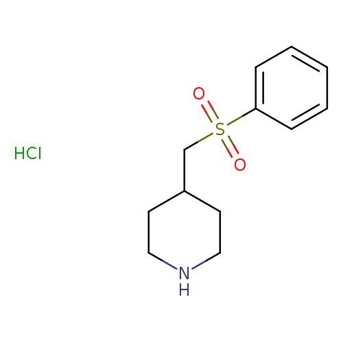 4-[(Benzenesulfonyl)methyl]piperidine hydrochloride
