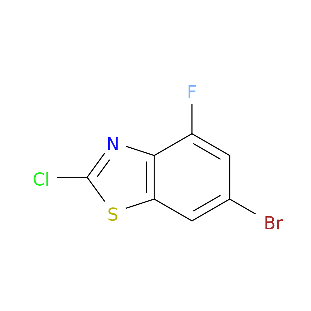 6-bromo-2-chloro-4-fluoro-1,3-benzothiazole