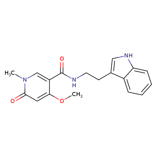 N-[2-(1H-indol-3-yl)ethyl]-4-methoxy-1-methyl-6-oxo-1,6-dihydropyridine-3-carboxamide