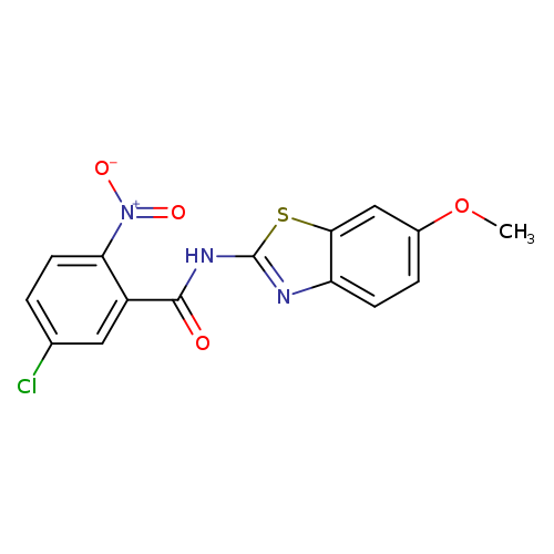 5-chloro-N-(6-methoxy-1,3-benzothiazol-2-yl)-2-nitrobenzamide
