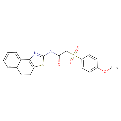 2-(4-methoxybenzenesulfonyl)-N-{4H,5H-naphtho[1,2-d][1,3]thiazol-2-yl}acetamide