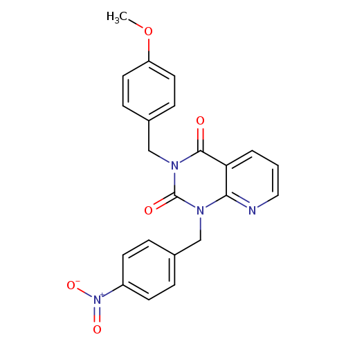 3-[(4-methoxyphenyl)methyl]-1-[(4-nitrophenyl)methyl]-1H,2H,3H,4H-pyrido[2,3-d]pyrimidine-2,4-dione