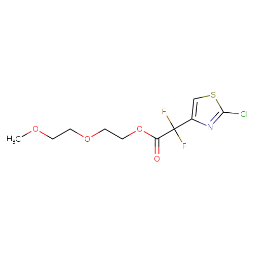 2-(2-methoxyethoxy)ethyl 2-(2-chloro-1,3-thiazol-4-yl)-2,2-difluoroacetate