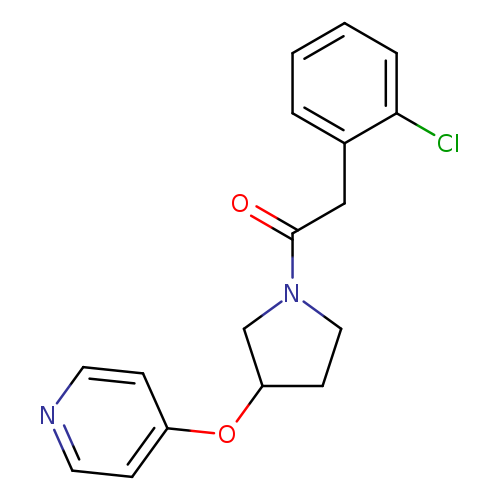 2-(2-chlorophenyl)-1-[3-(pyridin-4-yloxy)pyrrolidin-1-yl]ethan-1-one