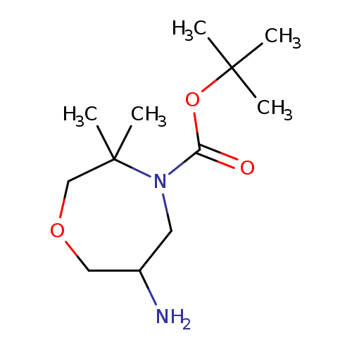 tert-butyl6-amino-3,3-dimethyl-1,4-oxazepane-4-carboxylate