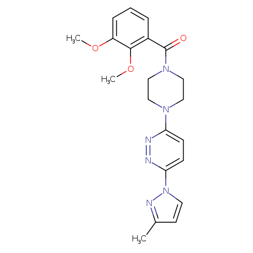 3-[4-(2,3-dimethoxybenzoyl)piperazin-1-yl]-6-(3-methyl-1H-pyrazol-1-yl)pyridazine