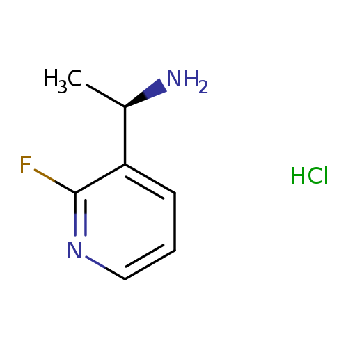 (1R)-1-(2-fluoropyridin-3-yl)ethan-1-aminehydrochloride