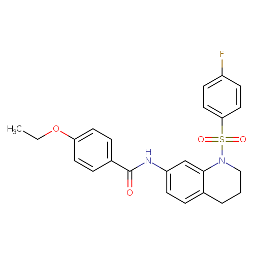 4-ethoxy-N-[1-(4-fluorobenzenesulfonyl)-1,2,3,4-tetrahydroquinolin-7-yl]benzamide