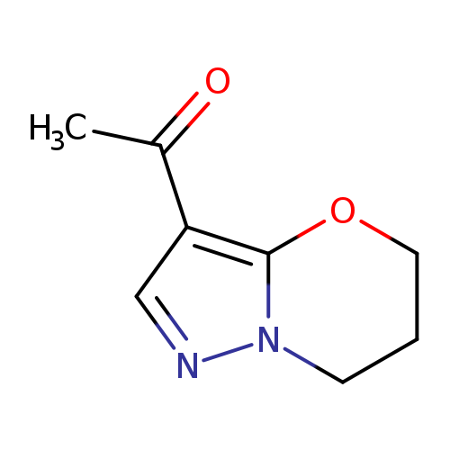 1-{5H,6H,7H-pyrazolo[3,2-b][1,3]oxazin-3-yl}ethan-1-one