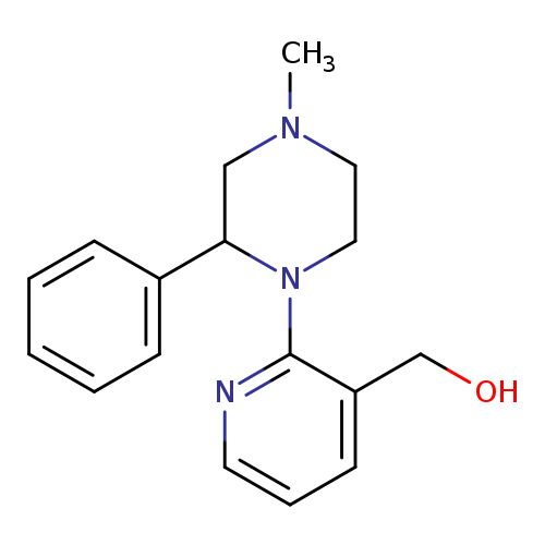 2-(4-Methyl-2-phenyl-1-piperazinyl)-3-pyridinemethanol
