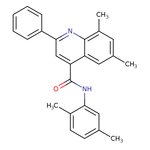 N-(2,5-dimethylphenyl)-6,8-dimethyl-2-phenyl-4-quinolinecarboxamide