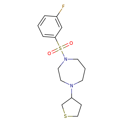 1-(3-fluorobenzenesulfonyl)-4-(thiolan-3-yl)-1,4-diazepane