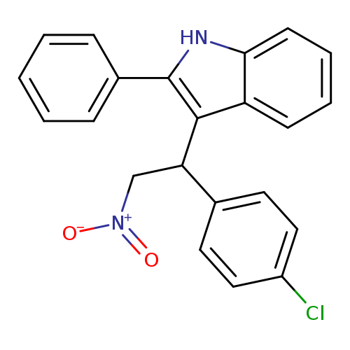 3-[1-(4-chlorophenyl)-2-nitroethyl]-2-phenyl-1H-indole