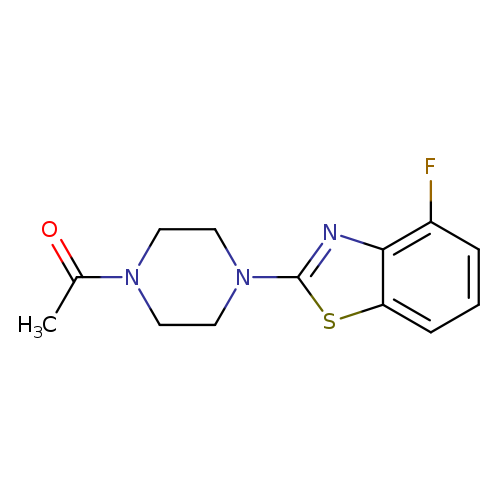 1-[4-(4-fluoro-1,3-benzothiazol-2-yl)piperazin-1-yl]ethan-1-one