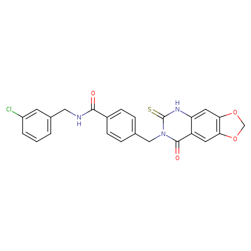 N-[(3-chlorophenyl)methyl]-4-({8-oxo-6-sulfanylidene-2H,5H,6H,7H,8H-[1,3]dioxolo[4,5-g]quinazolin-7-yl}methyl)benzamide