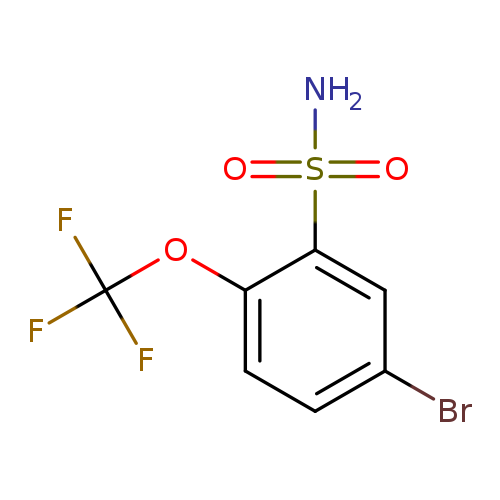 5-bromo-2-(trifluoromethoxy)benzene-1-sulfonamide