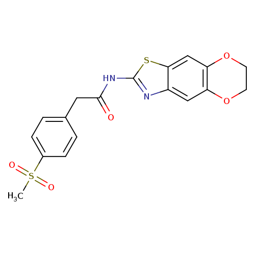 N-{10,13-dioxa-4-thia-6-azatricyclo[7.4.0.0^{3,7}]trideca-1,3(7),5,8-tetraen-5-yl}-2-(4-methanesulfonylphenyl)acetamide