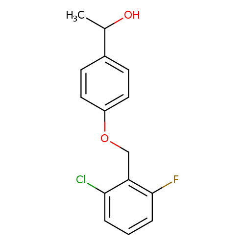 1-{4-[(2-chloro-6-fluorophenyl)methoxy]phenyl}ethan-1-ol