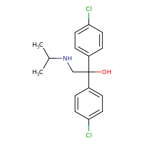1,1-bis(4-chlorophenyl)-2-[(propan-2-yl)amino]ethan-1-ol