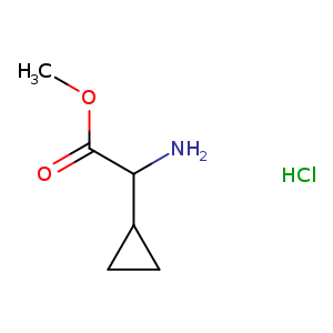 methyl-2-amino-2-cyclopropyla cetate hydrochloride