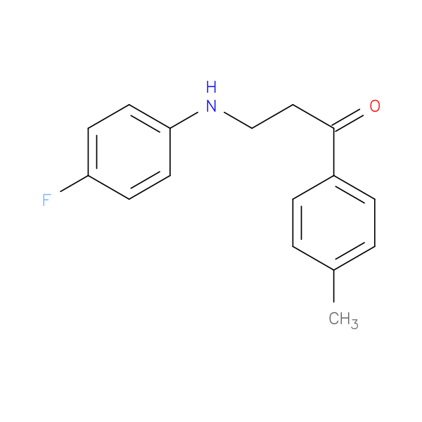 3-((4-Fluorophenyl)amino)-1-(p-tolyl)propan-1-one