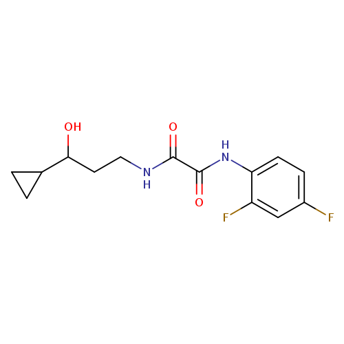N-(3-cyclopropyl-3-hydroxypropyl)-N'-(2,4-difluorophenyl)ethanediamide