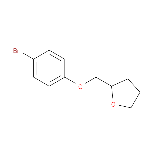 2-[(4-Bromophenoxy)methyl]tetrahydrofuran