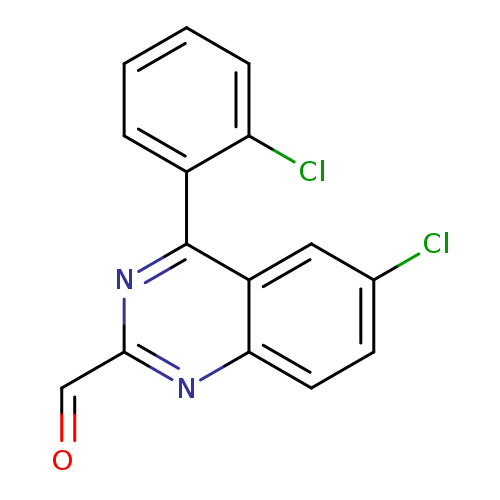 6-Chloro-4-(2-chlorophenyl)quinazoline-2-carbaldehyde