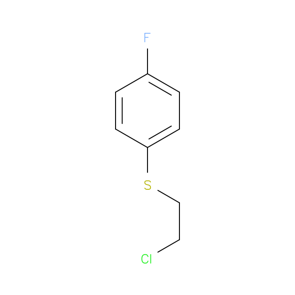 1-[(2-chloroethyl)sulfanyl]-4-fluorobenzene