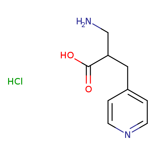 3-amino-2-[(pyridin-4-yl)methyl]propanoic acid hydrochloride
