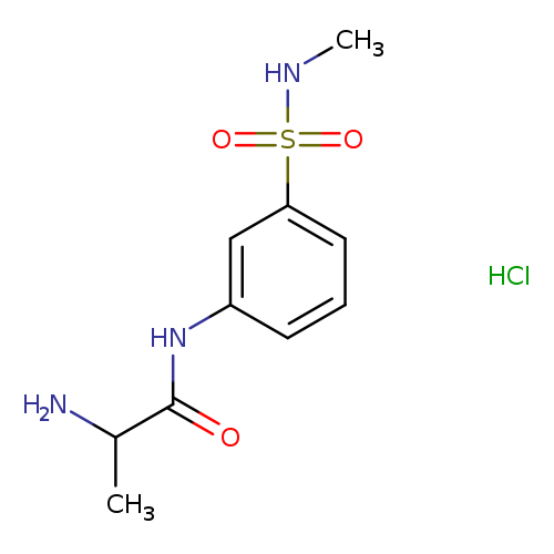 2-amino-N-[3-(methylsulfamoyl)phenyl]propanamide hydrochloride