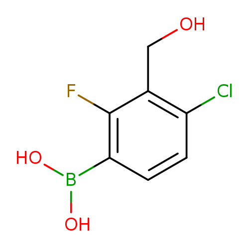 4-Chloro-2-fluoro-3-hydroxymethylphenylboronic acid